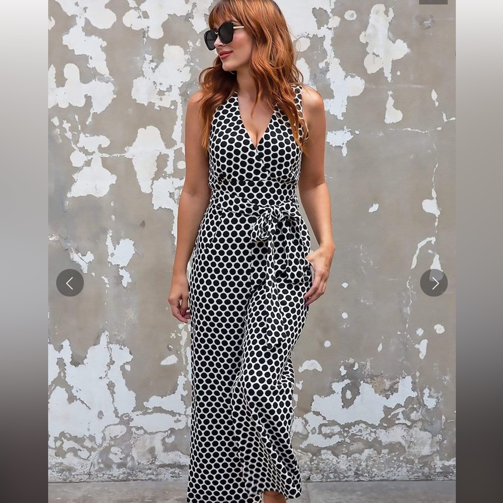 Anthropologie Eva Franco Polka Dot Jumpsuit ✨